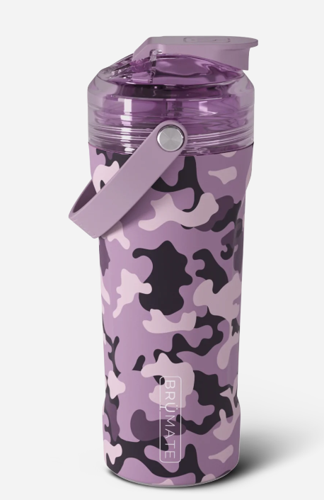 Brumate Rehydration Water Bottle - Mauve Camo - 25 oz